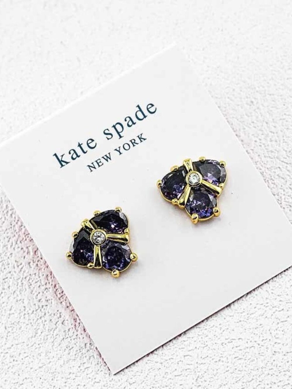 Kate Spade Amethyst Stud Earrings